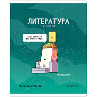 Тетрадь предметная 48л. ArtSpace "Не по правилам" - Литература, глянцевая ламинация фото Тетрадь предметная 48л. ArtSpace "Не по правилам" - Литература, глянцевая ламинация