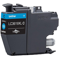 Картридж струйный Brother LC3619XLC голубой оригинальный повышенной емкости фото Картридж струйный Brother LC3619XLC голубой оригинальный повышенной емкости