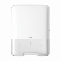 Диспенсер для листовых полотенец Торк (Tork) 553000 Singlefold H3 ZZ/C пластиковый белый фото Диспенсер для листовых полотенец Торк (Tork) 553000 Singlefold H3 ZZ/C пластиковый белый