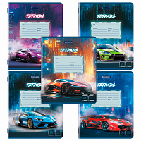 Тетрадь 18 л. BRAUBERG, клетка, обложка картон, SPORT CARS, 107298 фото Тетрадь 18 л. BRAUBERG, клетка, обложка картон, SPORT CARS, 107298