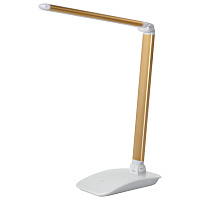 Настольная лампа-светильник SONNEN PH-3607, на подставке, LED, 9 Вт, металлический корпус, золотистый, 236685 фото Настольная лампа-светильник SONNEN PH-3607, на подставке, LED, 9 Вт, металлический корпус, золотистый, 236685