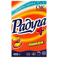 Порошок стиральный для ручной стирки Радуга Лимон 450 г фото Порошок стиральный для ручной стирки Радуга Лимон 450 г
