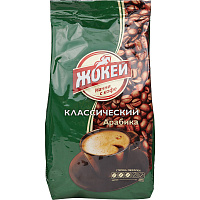 Кофе в зернах Жокей Классический арабика 100% 900 г (пакет) фото Кофе в зернах Жокей Классический арабика 100% 900 г (пакет)