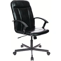 Кресло для руководителя Easy Chair 563 TPU черное (искусственная кожа, металл) фото Кресло для руководителя Easy Chair 563 TPU черное (искусственная кожа, металл)