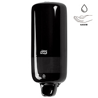 Дозатор (диспенсер) для жидкого мыла Торк (Tork) Elevation S1 пластик черный 1000 мл