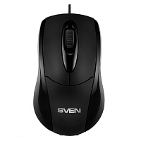 Мышь Sven RX-110, USB, черный, 2btn+Roll фото Мышь Sven RX-110, USB, черный, 2btn+Roll