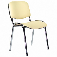 Стул STAFF "Iso Lite CF-008", хром, кожзам бежевый (Z-21), 532568 фото Стул STAFF "Iso Lite CF-008", хром, кожзам бежевый (Z-21), 532568
