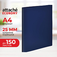 Папка на 2-х кольцах Attache Economy 25 мм синяя до 150 листов (пластик 0.4 мм) фото Папка на 2-х кольцах Attache Economy 25 мм синяя до 150 листов (пластик 0.4 мм)