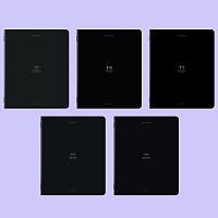 Тетради предметные, КОМПЛЕКТ 5 ПРЕДМЕТОВ, 48 л., SoftTouch, BRAUBERG "РИТМ", 405187