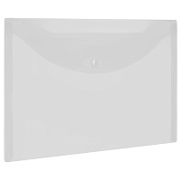 Папка-конверт с кнопкой МАЛОГО ФОРМАТА, А5, BRAUBERG "UNIVERSAL", прозрачная, 0,15 мм, 273065 фото Папка-конверт с кнопкой МАЛОГО ФОРМАТА, А5, BRAUBERG "UNIVERSAL", прозрачная, 0,15 мм, 273065