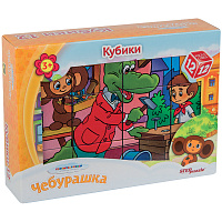 Кубики Step Puzzle "Союзмультфильм. Чебурашка", 12шт. фото Кубики Step Puzzle "Союзмультфильм. Чебурашка", 12шт.