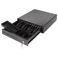 Ящик денежный механический PAYTOR HT-335P, 335х368х80 мм, без подключения ККМ, черный, 232410
