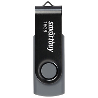Память Smart Buy "Twist" 16GB, USB 2.0 Flash Drive, черный фото Память Smart Buy "Twist" 16GB, USB 2.0 Flash Drive, черный
