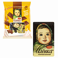 Шоколад порционный "Аленка" молочный, 210 г (14 плиток по 15 г), КО09030 фото Шоколад порционный "Аленка" молочный, 210 г (14 плиток по 15 г), КО09030