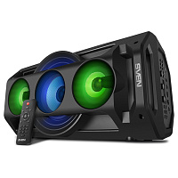 Колонка портативная SVEN PS-680, 2.0, 65 Вт, Bluetooth, FM, USB, microSD, черный, SV-020187 фото Колонка портативная SVEN PS-680, 2.0, 65 Вт, Bluetooth, FM, USB, microSD, черный, SV-020187