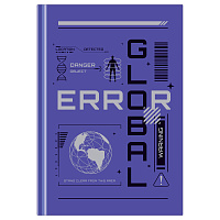 Ежедневник недатированный А5, 160л., 7БЦ, BG "Global error", глянцевая ламинация фото Ежедневник недатированный А5, 160л., 7БЦ, BG "Global error", глянцевая ламинация
