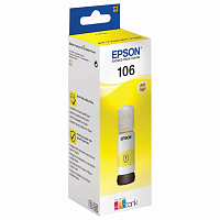 Чернила Epson 106 T00R4 C13T00R440 же лтый для L7160/L7180