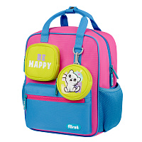 Рюкзак Forst F-Kids "Be Happy!" 30,5*25,5*12см, 1 отделение, 5 карманов, эргономичная спинка фото Рюкзак Forst F-Kids "Be Happy!" 30,5*25,5*12см, 1 отделение, 5 карманов, эргономичная спинка