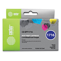 Картридж струйный CACTUS (CS-EPT1716) для EPSON Expression Home XP-33/103/203/207, комплект 4 цвета фото Картридж струйный CACTUS (CS-EPT1716) для EPSON Expression Home XP-33/103/203/207, комплект 4 цвета