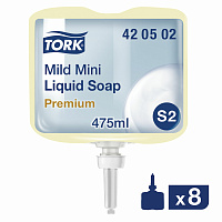 Картридж c жидким мылом Торк (Tork) S2 421502/420502 475 мл фото Картридж c жидким мылом Торк (Tork) S2 421502/420502 475 мл