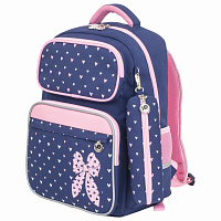 Рюкзак ЮНЛАНДИЯ COMPLETE с пеналом в комплекте, эрго-спинка, "Pink bow", 42х29х14 см, 229972 фото Рюкзак ЮНЛАНДИЯ COMPLETE с пеналом в комплекте, эрго-спинка, "Pink bow", 42х29х14 см, 229972