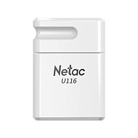 Флеш-диск 16 GB NETAC U116, USB 2.0, белый, NT03U116N-016G-20WH фото Флеш-диск 16 GB NETAC U116, USB 2.0, белый, NT03U116N-016G-20WH