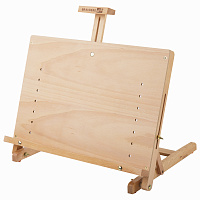 Мольберт настольный BRAUBERG ART CLASSIC, регулируемый верхний держатель, 50х37х39 см, бук, 191756 фото Мольберт настольный BRAUBERG ART CLASSIC, регулируемый верхний держатель, 50х37х39 см, бук, 191756