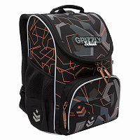 Ранец GRIZZLY анатомическая спинка, с мешком для обуви, для мальчиков, SERIOUS, 33х25х13 см, RAm-485-6/1 фото Ранец GRIZZLY анатомическая спинка, с мешком для обуви, для мальчиков, SERIOUS, 33х25х13 см, RAm-485-6/1