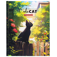 Дневник 1-11 класс 40 л., твердый, BRAUBERG, матовая ламинация, "Cute Cat", 107180 фото Дневник 1-11 класс 40 л., твердый, BRAUBERG, матовая ламинация, "Cute Cat", 107180