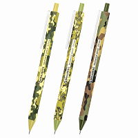 Карандаш механический 0,5 мм, BRAUBERG SOFT PRINT MILITARY, HB, корпус soft-touch ассорти, 181959 фото Карандаш механический 0,5 мм, BRAUBERG SOFT PRINT MILITARY, HB, корпус soft-touch ассорти, 181959