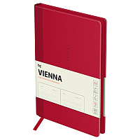 Ежедневник недатированный, А5, 136л., мягкий переплет, кожзам, BG "Vienna. Fuchsia", фуксия, цветной срез фото Ежедневник недатированный, А5, 136л., мягкий переплет, кожзам, BG "Vienna. Fuchsia", фуксия, цветной срез