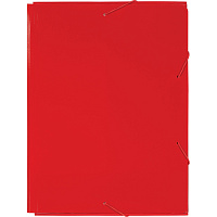 Папка на резинках Attache А4 30 мм пластиковая до 200 листов красная (толщина обложки 0.6 мм)