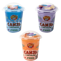 Слайм, слизь с фигурками, русалочки, 200 г, НАБОР 3 шт., JOLLY JOT (ДЖОЛЛИ ДЖОТ), 666667
