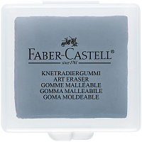 Ластик-клячка художественный FABER-CASTELL, 40х35х10 мм, серый, 127220 фото Ластик-клячка художественный FABER-CASTELL, 40х35х10 мм, серый, 127220