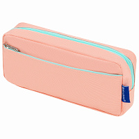 Пенал мягкий BRAUBERG PASTEL, 2 отделения, персиковый, 21х9,5х5 см, 272274 фото Пенал мягкий BRAUBERG PASTEL, 2 отделения, персиковый, 21х9,5х5 см, 272274