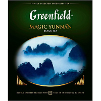 Чай черный Greenfield Magic Yunnan 100 пакетиков фото Чай черный Greenfield Magic Yunnan 100 пакетиков