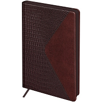 Ежедневник недатированный, А5, 136л., кожзам, BG "Reptile. Burgundy", цветной срез, карман фото Ежедневник недатированный, А5, 136л., кожзам, BG "Reptile. Burgundy", цветной срез, карман