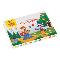Пластилин Мульти-Пульти "Енот в сказке", 08 цветов, 96г, со стеком, картон фото Пластилин Мульти-Пульти "Енот в сказке", 08 цветов, 96г, со стеком, картон