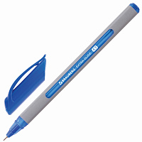 Ручка шариковая масляная BRAUBERG "Extra Glide Soft Grey", СИНЯЯ, узел 0,7 мм, линия письма 0,35 мм, 142929 фото Ручка шариковая масляная BRAUBERG "Extra Glide Soft Grey", СИНЯЯ, узел 0,7 мм, линия письма 0,35 мм, 142929