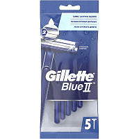 Бритва одноразовая Gillette BlueII (5 штук в упаковке) фото Бритва одноразовая Gillette BlueII (5 штук в упаковке)