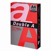 Бумага цветная DOUBLE A, А4, 80 г/м2, 500 л., интенсив, красная фото Бумага цветная DOUBLE A, А4, 80 г/м2, 500 л., интенсив, красная