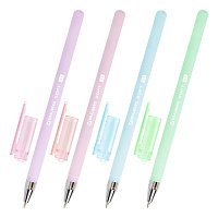 Ручка шариковая BRAUBERG "SOFT PASTEL", СИНЯЯ, корпус ассорти, узел 0,7 мм, линия 0,35 мм, 144397 фото Ручка шариковая BRAUBERG "SOFT PASTEL", СИНЯЯ, корпус ассорти, узел 0,7 мм, линия 0,35 мм, 144397