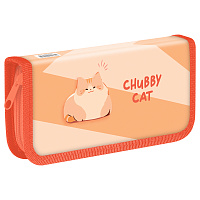 Пенал 1 отделение, 190*90 ArtSpace "Chubby cat", ламинированный картон фото Пенал 1 отделение, 190*90 ArtSpace "Chubby cat", ламинированный картон