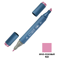 Маркер двусторонний для скетчинга Гамма "Студия", ярко-розовый, корпус трехгранный, пулевид./клиновид. наконечники фото Маркер двусторонний для скетчинга Гамма "Студия", ярко-розовый, корпус трехгранный, пулевид./клиновид. наконечники