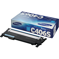 Картридж лазерный Samsung CLT-C406S ST986A голубой оригинальный фото Картридж лазерный Samsung CLT-C406S ST986A голубой оригинальный