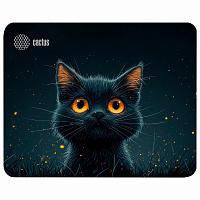 Коврик для мыши CACTUS "Black Cat", 250x200x3 мм, CS-MP-D09S фото Коврик для мыши CACTUS "Black Cat", 250x200x3 мм, CS-MP-D09S