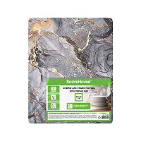 Коврик для сушки посуды NANO 40х50 см, МРАМОР СЕРЫЙ влаговпитывающий, нескользящий, BOOMHOUSE (БумХаус), 701165 фото Коврик для сушки посуды NANO 40х50 см, МРАМОР СЕРЫЙ влаговпитывающий, нескользящий, BOOMHOUSE (БумХаус), 701165