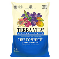 Грунт цветочный универсальный Terra Vita Живая Земля 25 л фото Грунт цветочный универсальный Terra Vita Живая Земля 25 л