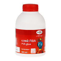 Клей ПВА Гамма "Мультики", 480мл фото Клей ПВА Гамма "Мультики", 480мл