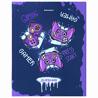 Дневник 5-11 класс 48 л., твердый, BRAUBERG, глянцевая ламинация, с подсказом, "GAMER", 106629 фото Дневник 5-11 класс 48 л., твердый, BRAUBERG, глянцевая ламинация, с подсказом, "GAMER", 106629